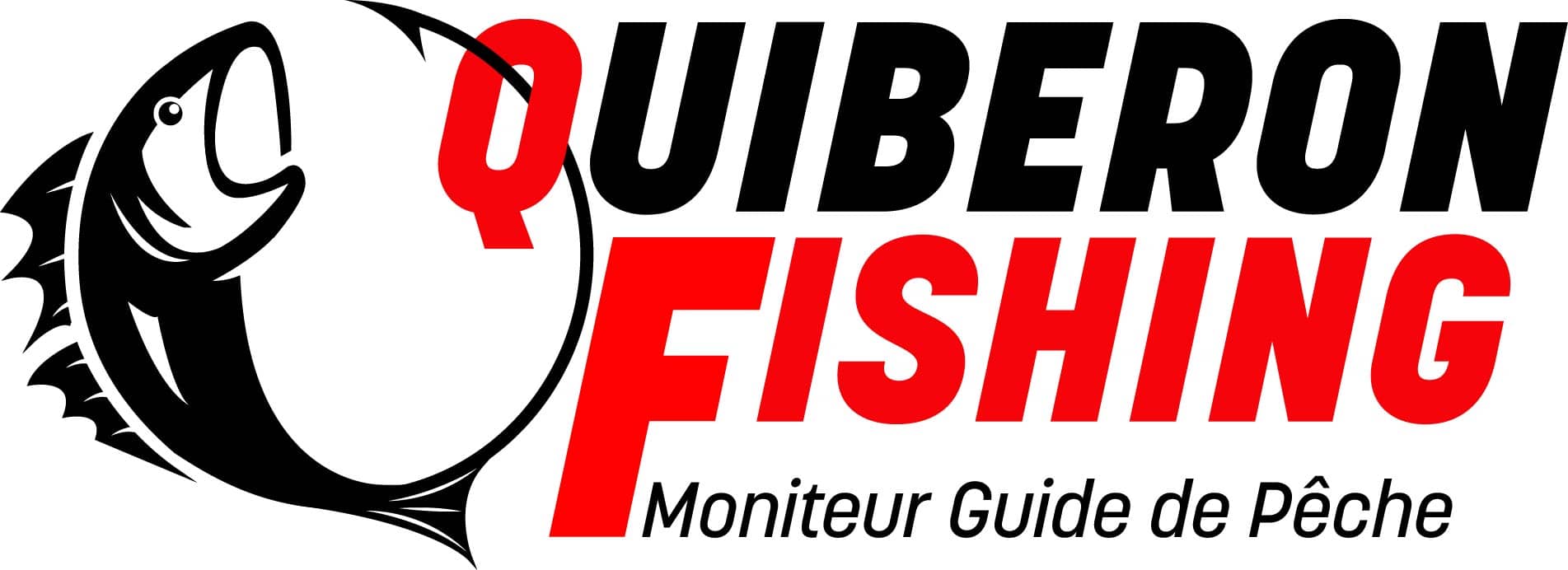 Logo Complet Quiberon Fishing Fond Blanc